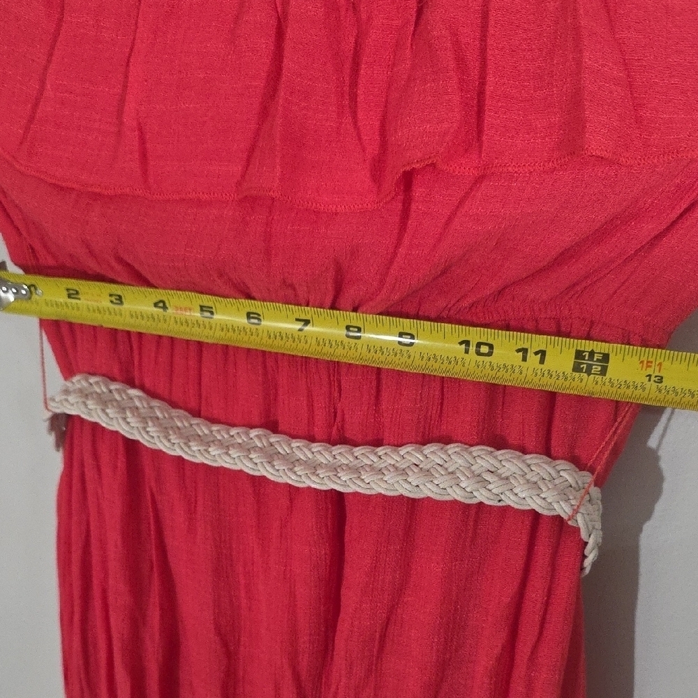 Three Hearts Pink Ruched Off-Shoulder Maxi Gown - Picture 4 of 4